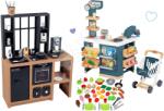 Smoby Set bucătărie modernă Loft Industrial cu magazin electronic Smoby cu cărucior și alimente (SM312600-2) Bucatarie copii