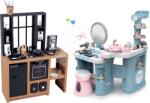 Smoby Set bucătărie modernă Loft Industrial Kitchen Smoby și măsuță comestică electronică My Beauty Center 3în1 (SM312600-17) Bucatarie copii