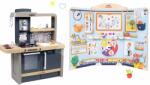 Smoby Set bucătărie electronică cu înălțime reglabilă Tefal Evolutive New Kitchen Smoby și școală pentru preșcolari cu două părți și jocuri educative (SM312308-22) Bucatarie copii