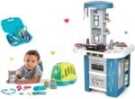 Smoby Set bucătărie cu echipament tehnic Tech Edition Smoby electronică și valiză veterinară cu pisicuță 4 sunete și 10 accesorii (SM311049-17) Bucatarie copii
