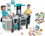 Smoby Set bucătărie electronică și set de bucătărie pentru gătit și copt Tefal French Touch Bubble Smoby cu sunete și mixer cu tocător (SM311206-46) Bucatarie copii