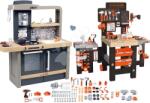 Smoby Set bucătărie electronică cu înălțime reglabilă Tefal Evolutive New Kitchen Smoby și atelier de lucru cu trei părți Mega Center (SM312308-2) Bucatarie copii