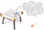 Smoby Set măsuță creativă cu imagini Peppa Pig Kid Creative Table Smoby cu spațiu de depozitare și markere (SM420400-2)