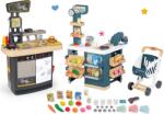 Smoby Set restaurant cu bucătărie Food Corner Smoby accesibil din mai multe părți cu magazin cu alimente și casă de marcat electronică (SM310910-2) Bucatarie copii