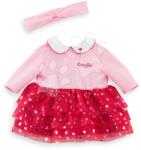 Corolle Îmbrăcăminte Dress & Headband Heart Petals Mon Grand Poupon Corolle pentru păpușă de 36 cm de la 24 luni (CO141590)