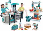 Smoby Set bucătărie electronică și stand Bio de legume Tefal French Touch Bubble Smoby cu sunete și set de electrocasnice de bucătărie (SM311206-48) Bucatarie copii