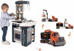 Smoby Set bucătărie și camion Tefal Studio Kitchen 360° Smoby electronică cu sunete realiste și trusă de lucru cu unelte (SM311056-5) Bucatarie copii