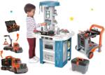Smoby Set bucătărie cu echipament tehnic Tech Edition Smoby electronică cu camion Black&Decker și atelier de lucru cu unelte (SM311049-7) Bucatarie copii