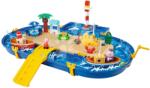 BIG Pistă de apă Peppa Pig Holiday Waterplay Big cu 2 bărci și 3 figurine 71 piese - compatibile cu Duplo de la 3 ani (BIG55140)