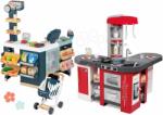 Smoby Set bucătărie Tefal Studio XXL Smoby cu bule magice și magazin electronic Supermarket (SM311025-14) Bucatarie copii