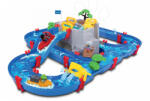 AquaPlay Pistă de apă Mountain Lake AquaPlay cu bârlog de munte, cu tobogan, cu baraj şi cu 2 figurine (AQ1642)
