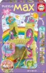 Educa Puzzle Giant Prinţesă cu cavaler Educa 48 buc (EDU15902)