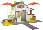 Smoby Casă cu două locuri de relaxare Friends House DeLuxe Life Smoby extensibilă și cu bucătărie în spate (SM810250-K) Casuta pentru copii