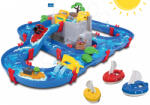 AquaPlay Pistă de apă Mountain Lake AquaPlay cu peşteră de munte, tobogan şi 3 bărci cu pânză de la 3 ani (AQ1542-3)