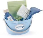 Ecoiffier Set de curățenie în găleată Clean Home Écoiffier 5 accesorii cu lopățică măturică, racletă și sticlă de la 3 ani (ECO2776)