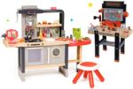 Smoby Set restaurant cu bucătărie electronică Chef Corner Restaurant Smoby cu și 95 accesorii cu mașinuță (SM312303-10) Bucatarie copii