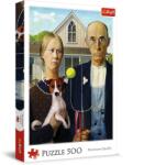 Trefl Amerikai gótika - Kutyás verzió 500 db-os (37526)