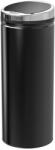 AOSOM Mozgásérzékelős szemetes rozsdamentes acélból, 50 liter 30, 5x30, 5x81, 5 cm fekete szemeteskuka