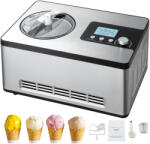 VEVOR Elektromos fagylaltkészítő 2 literes fagylaltgép otthoni használatra, beépített kompresszorral (JYBQLJ2KTYSJ0T1GSV2)