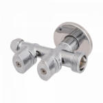 ARCO A-80 vízkőmentes kombinált sarokcsap, 3/8" x 1/2" x 3/4" (COMB1MAC)