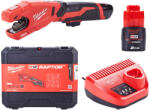 Milwaukee M12 PCSS-202C Akkus csővágó rozsdamentes acélhoz (12V/2x2, 0Ah) Koffer 4933479242 (4933479242)