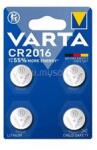 VARTA gombelem CR2016, lítium, 4db/csomag (VARTA_6016101404) (VARTA_6016101404)