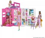 Mattel Barbie: Casă de păpuși pliabilă cu păpușă (HRJ77) Papusa Barbie