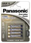 Panasonic EVERYDAY POWER szupertartós elem AAA, alkáli, 4db/csomag (LR03EPS/4BP) (LR03EPS/4BP)
