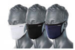 Portwest Anti-Microbial CV35 szájmaszk, 3 rétegű orrmerevítővel SÖTÉTKÉK, FEKETE (DA503XSZHT2276)