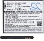 Cameron Sino Li-Ion akku (3.7V/1300mAh, NAVON G13004 kompatibilis) FEKETE (CS-MZT400SL) (CS-MZT400SL)