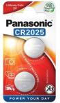 Panasonic gombelem CR2025, lítium, 2db/csomag (CR-2025EL/2B) (CR-2025EL/2B)