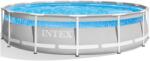 Intex Clearview 26722NP úszómedence, fém váz, alkatrészek: szűrőszivattyú, létra, fólia az alaphoz és a burkolathoz, 4.27mx1.07m