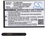 Cameron Sino Li-Ion akku (3.7V/650mAh, Samsung AB463651BC kompatibilis) FEKETE (CS-SMF400SL) (CS-SMF400SL)