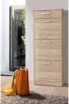 KringX Bright Cipőtároló, 58.2x127x20, 4, Sonoma tölgy