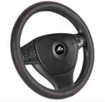 Automax Kormányvédő 37-39 cm műbőr/fekete piros cérnával (4496) - olaj