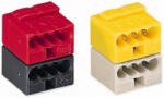 Wago busz csatlakozó piros/fekete (243-211) (243-211)