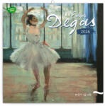 NOTIQUE Edgar Degas 2026, feljegyzésekhez, 30 x 30 cm
