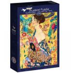 Bluebird Puzzle 1000 db-os Art by puzzle - Gustave Klimt - Hölgy legyezővel 1918 (60343) (60343)