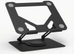 Tracer Adjust360, 10"-17", Összecsukható, Magasságállítás, Fekete-Szürke, Notebook Állvány (TRAUCH47661)