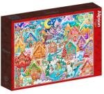 Alipson Puzzle 1500 db-os puzzle - Colorful Cookietown Night (50137) (50137)