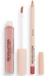 Revolution Beauty Revolution ajakrúzs készlet: Rúzs, 3 ml + Szájkontúrceruza, 1 g Revolution Lip Contour Kit Brunch