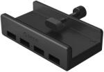 ORICO USB3.0 Clip-type HUB fekete (ORICO-MH4PU-BK-BP)