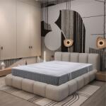 Best Sleep Active szuperortopéd matrac, méretek 200x200x34cm, zsákrugók, nagy rugalmasságú hab, memóriahab, 7 komfortzóna, közepes keménység