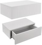 Juskys 2 db függő éjjeliszekrény készlet - fehér (51471)