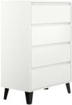 TEMPO KONDELA Komód, Fehér, Bogan New 4S70