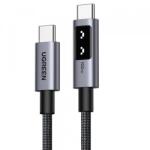 UGREEN Cablu Date si Incarcare USB-C - USB-C UGREEN L509, 100W, 0.5m, Gri - evomag