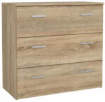 TEMPO KONDELA Komód, Tölgy Sonoma, Garbo 3