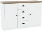TEMPO KONDELA Komód, Sosna Andersen/Tölgy Lefkas, Provance K4S