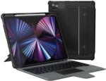Nillkin Bumper Combo Billentyűzetes Tok Backlit Version iPad Pro 12.9 2020/2021/2022 és iPad Air 13 2024/2025 Készülékhez Fekete