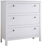 TEMPO KONDELA Komód 3S, Fehér, Olje